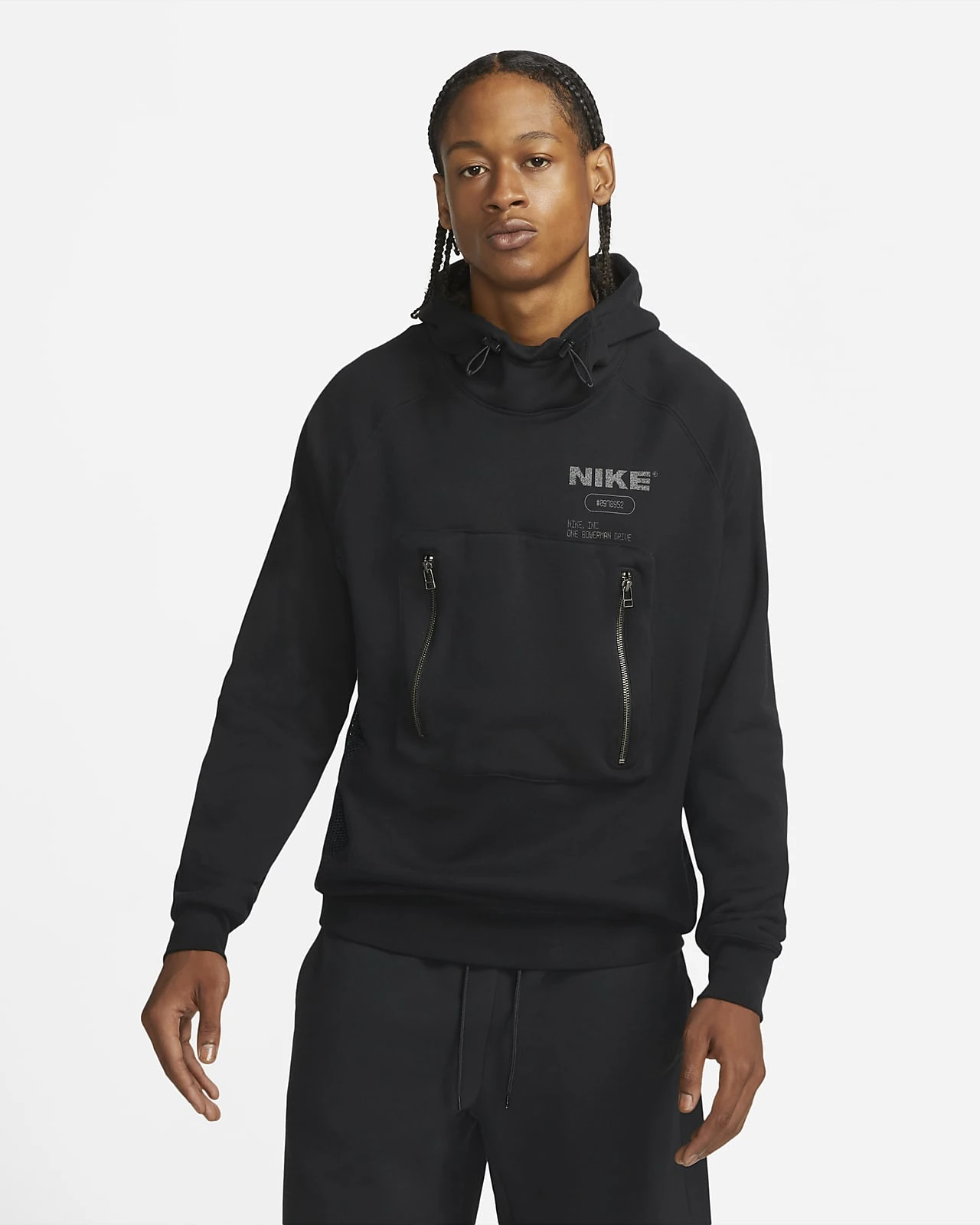 Кофта чоловіча Nike Sportswear City Made French Terry Black (DD5925-010) — фото 1