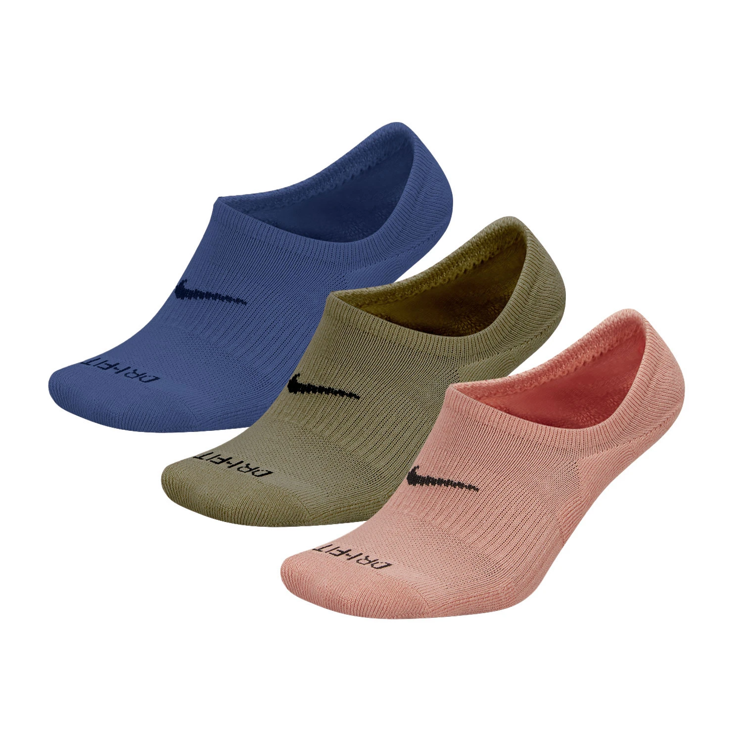 Шкарпетки Nike U NK EVERYDAY PLUS CUSH FOOTIE 3 пари — фото 1