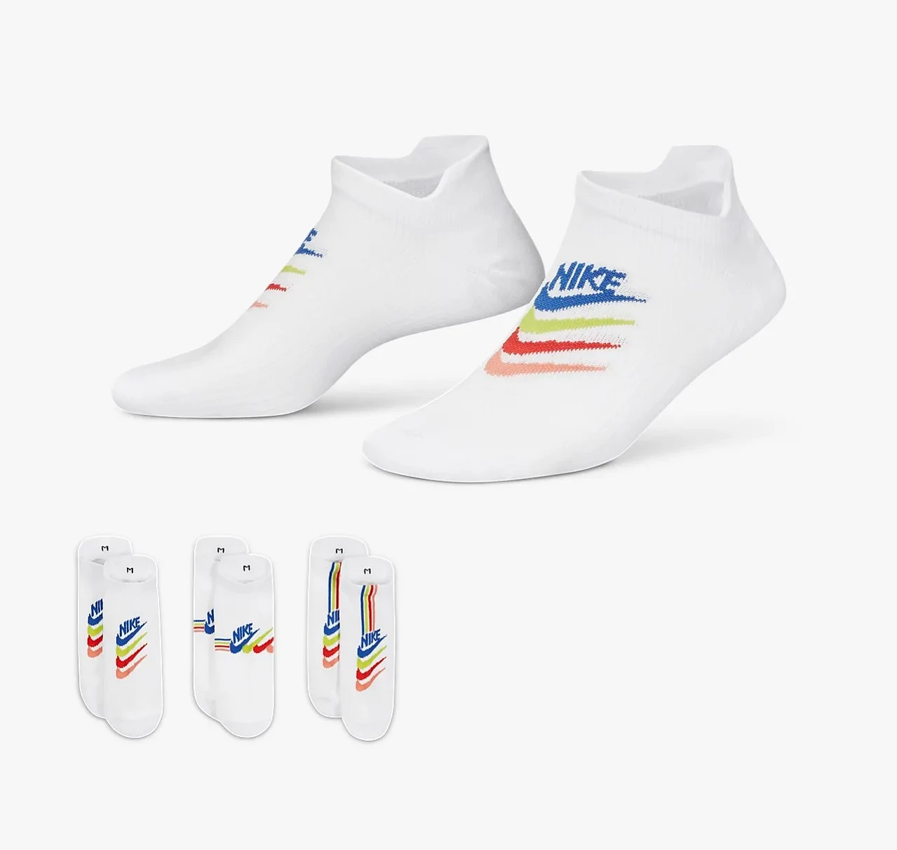 Шкарпетки Nike W NK EVERYDAY PLUS LTWT NS 3 пари — фото 1