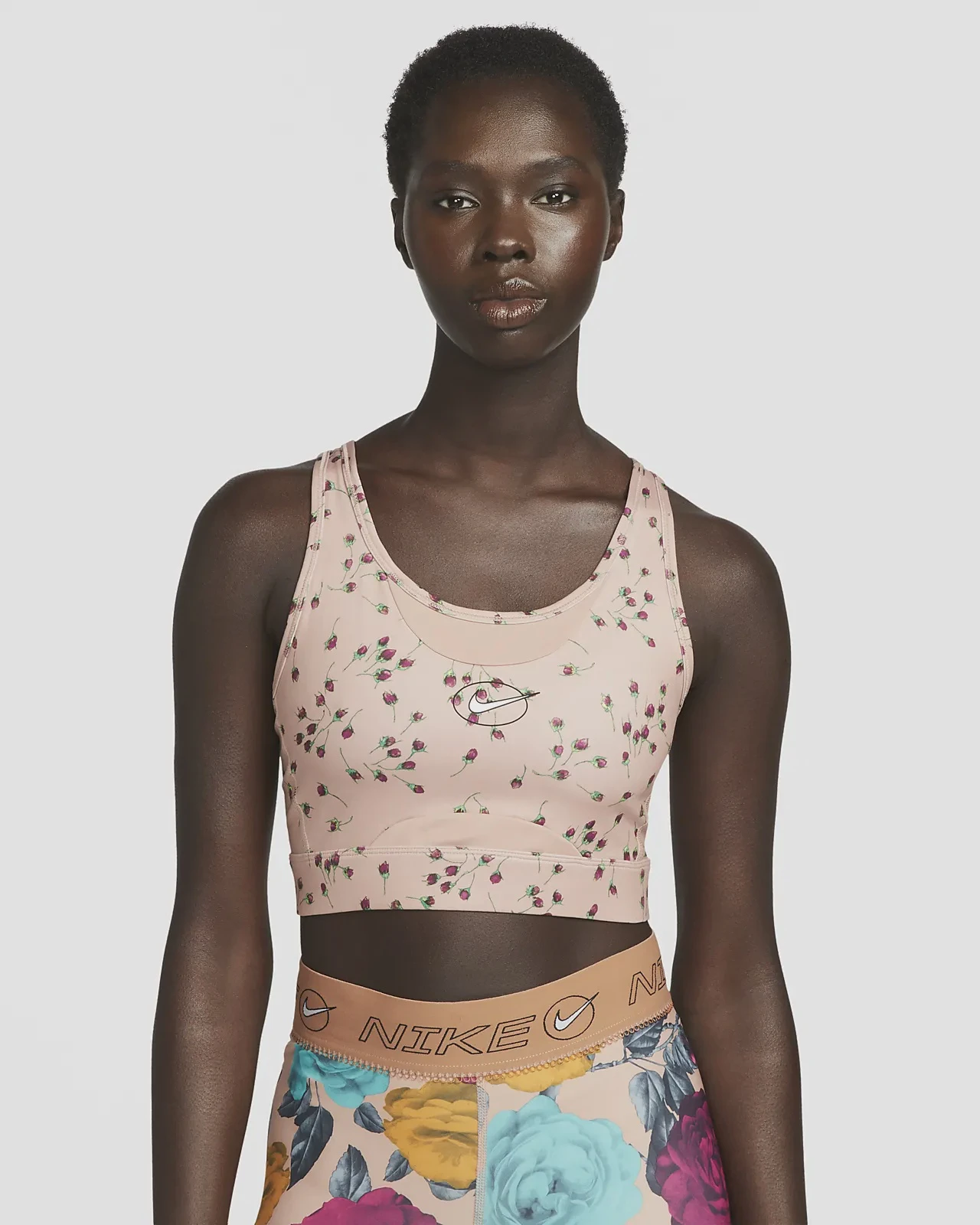 Спортивний топ жіночий Nike Dri-Fit Swoosh Icon Clash All Over Print Bra (DM0639-609) — фото 1