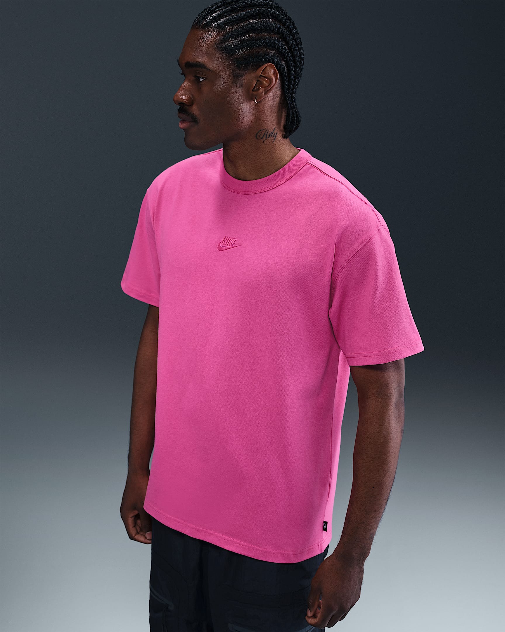 Футболка чоловіча Nike Sportswear Premium Essential Tee Pink (DO7392-623) — фото 1