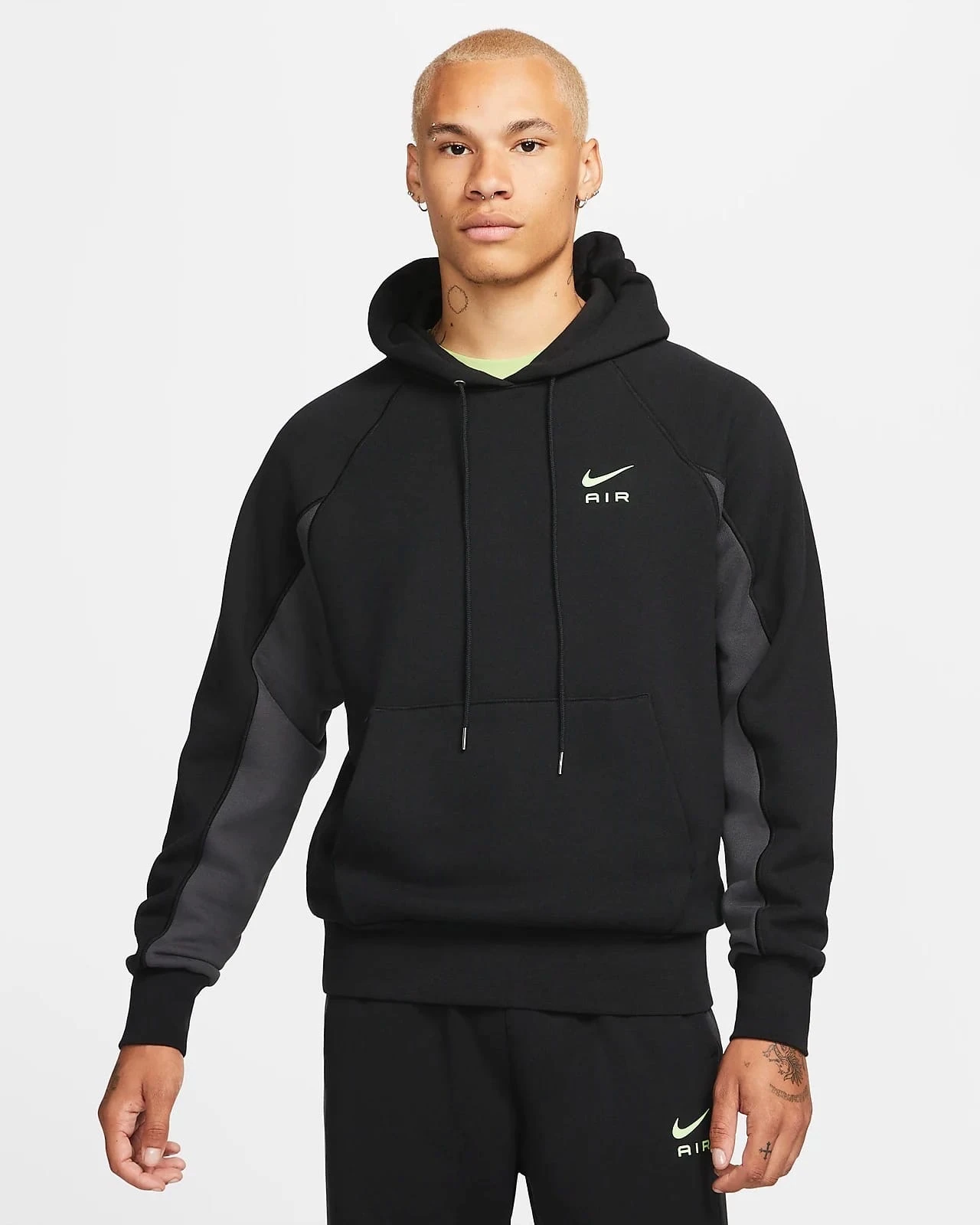 Кофта чоловіча Nike Nsw Air Ft Po Hoodie (DQ4207-011) — фото 1