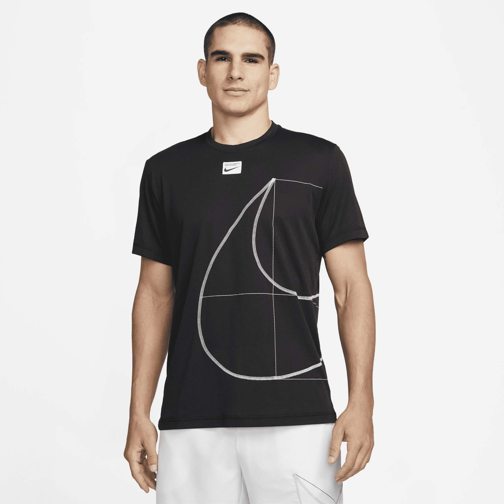 Футболка чоловіча Nike Dri-Fit Q5 Short-Sleeve Fitness Top (DQ6626-010) — фото 1
