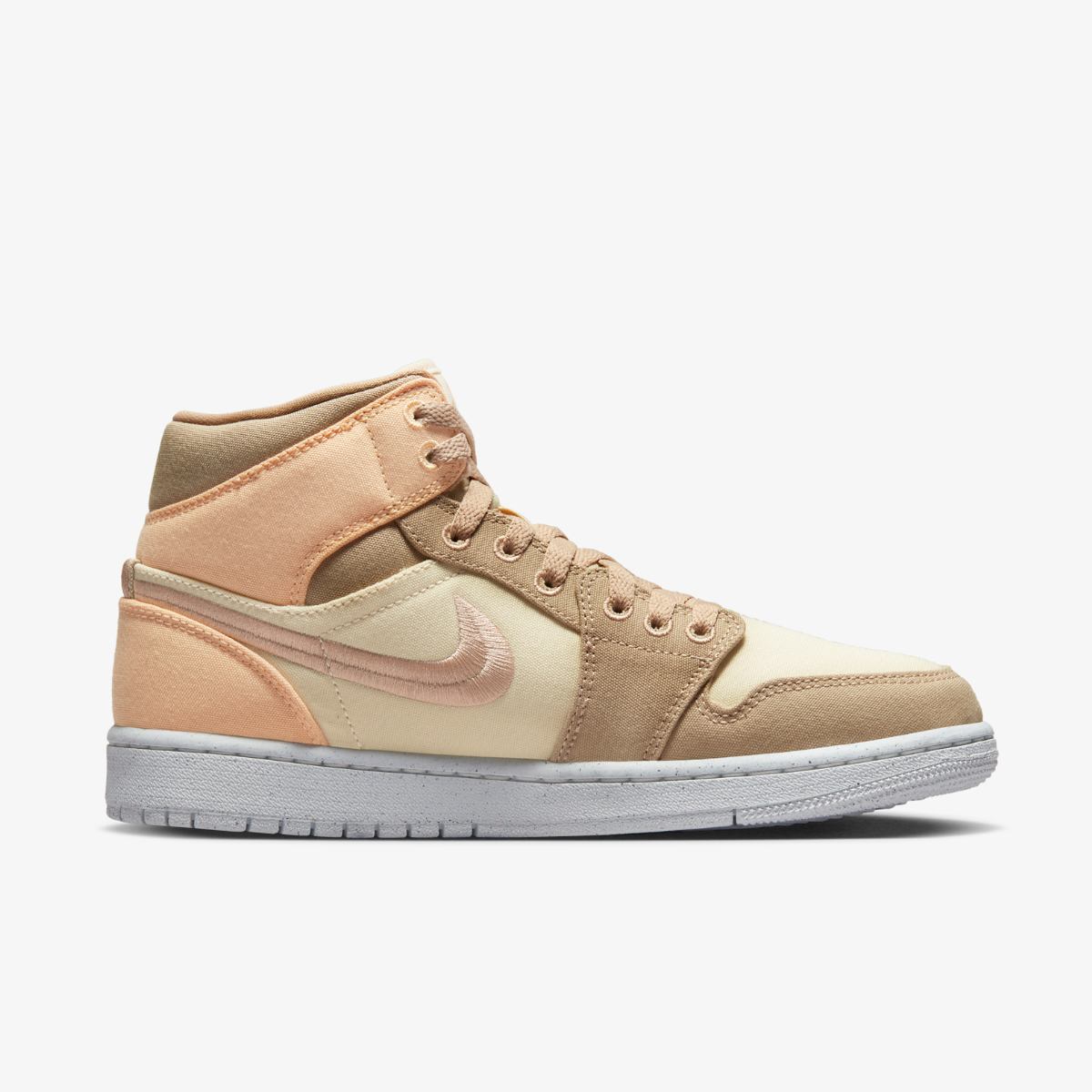 Кросівки жіночі Wmns Air Jordan 1 Mid SE 'Muslin Canvas' — фото 1