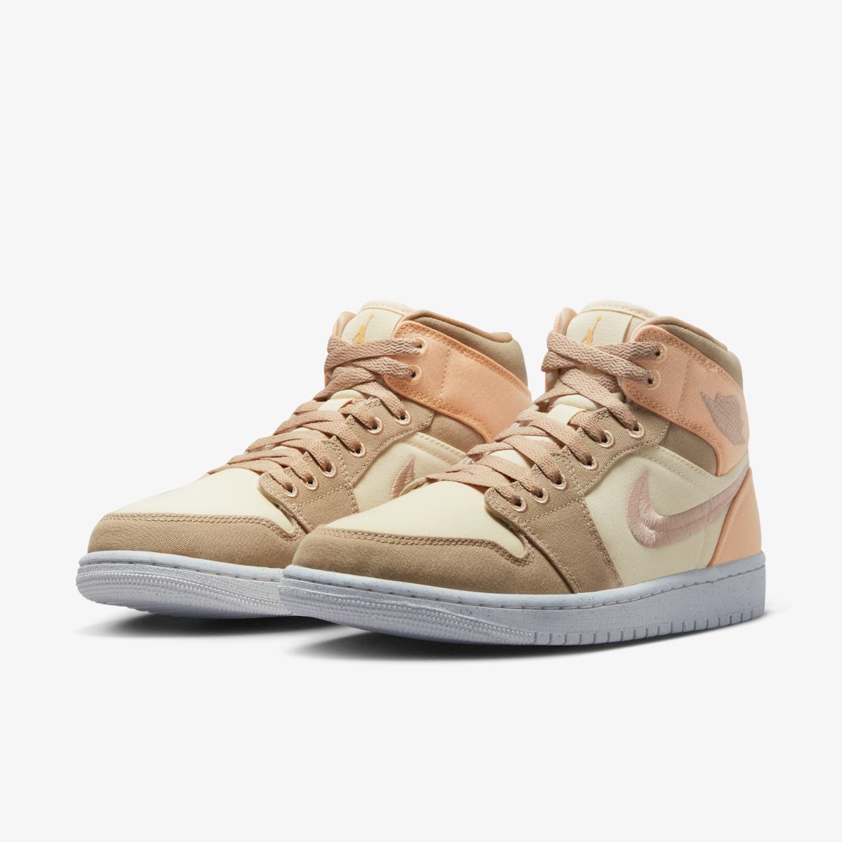 Кросівки жіночі Wmns Air Jordan 1 Mid SE 'Muslin Canvas' — фото 14