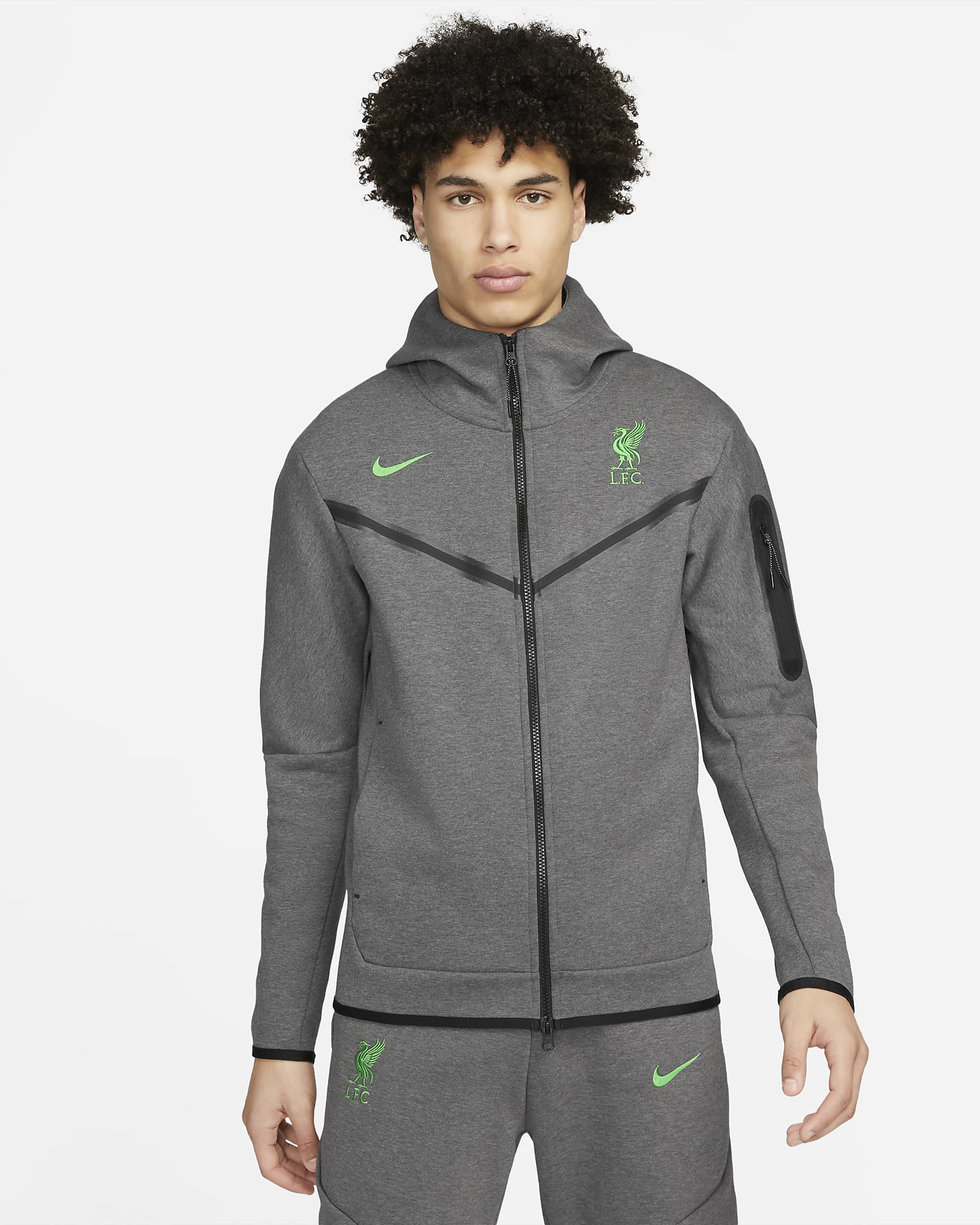 Кофта чоловіча Nike Sportswear Liverpool Fc Tech Fleece (DV4825-071) — фото 1