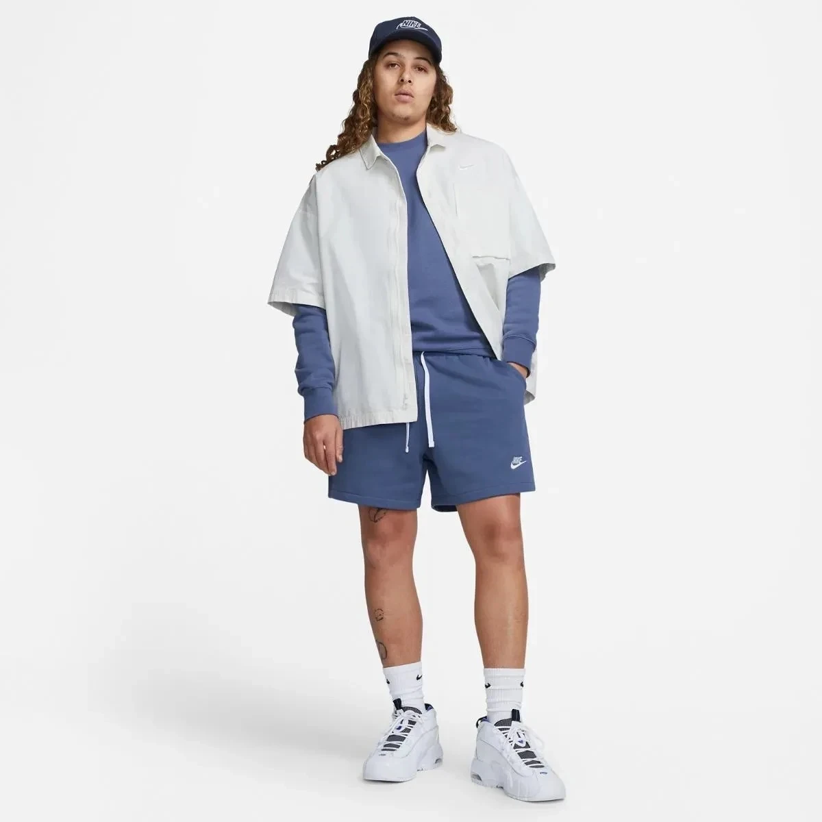 Шорти чоловічі Nike Club Fleece French Terry Flow Shorts Blue (DX0731-491) — фото 5