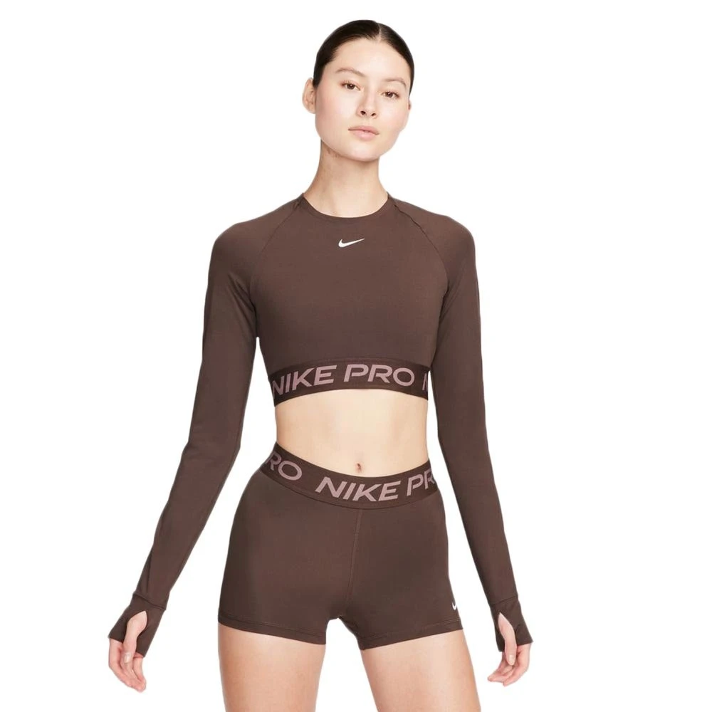 Спортивний топ жіночий Nike Pro Long-Sleeve Cropped Top (FV5484-237) — фото 1