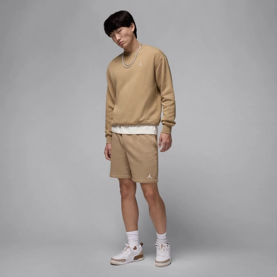 Шорти чоловічі Jordan Brooklyn Fleece Beige (FV7285-257) — фото 8