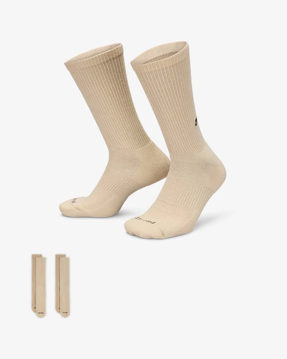 Шкарпетки Nike Everyday Cushioned Crew Beige (2 ) (FZ3073-126) — фото 1