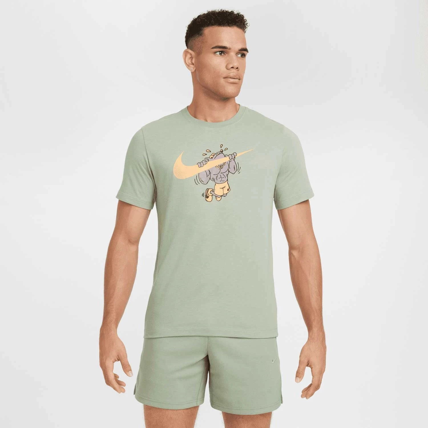 Футболка чоловіча Nike M Dri-Fit Tee Slub Iykyk (HF6142-370) — фото 1