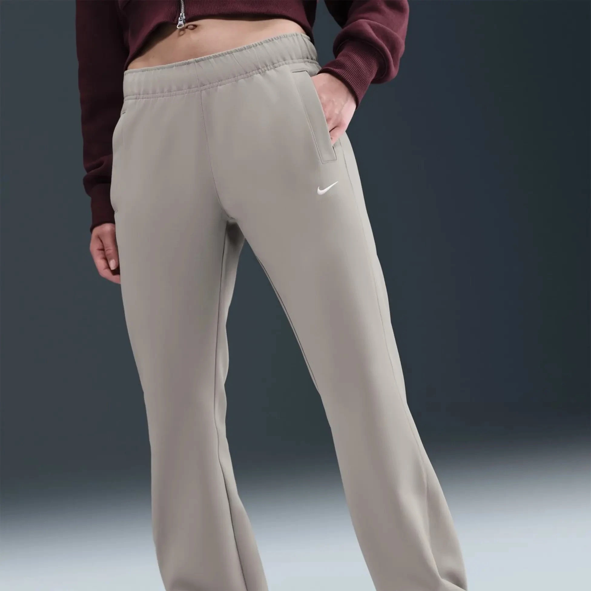 Штани жіночі NIKE W NSW NK WR MR POLY KNIT PNT HJ1016-009, M — фото 5