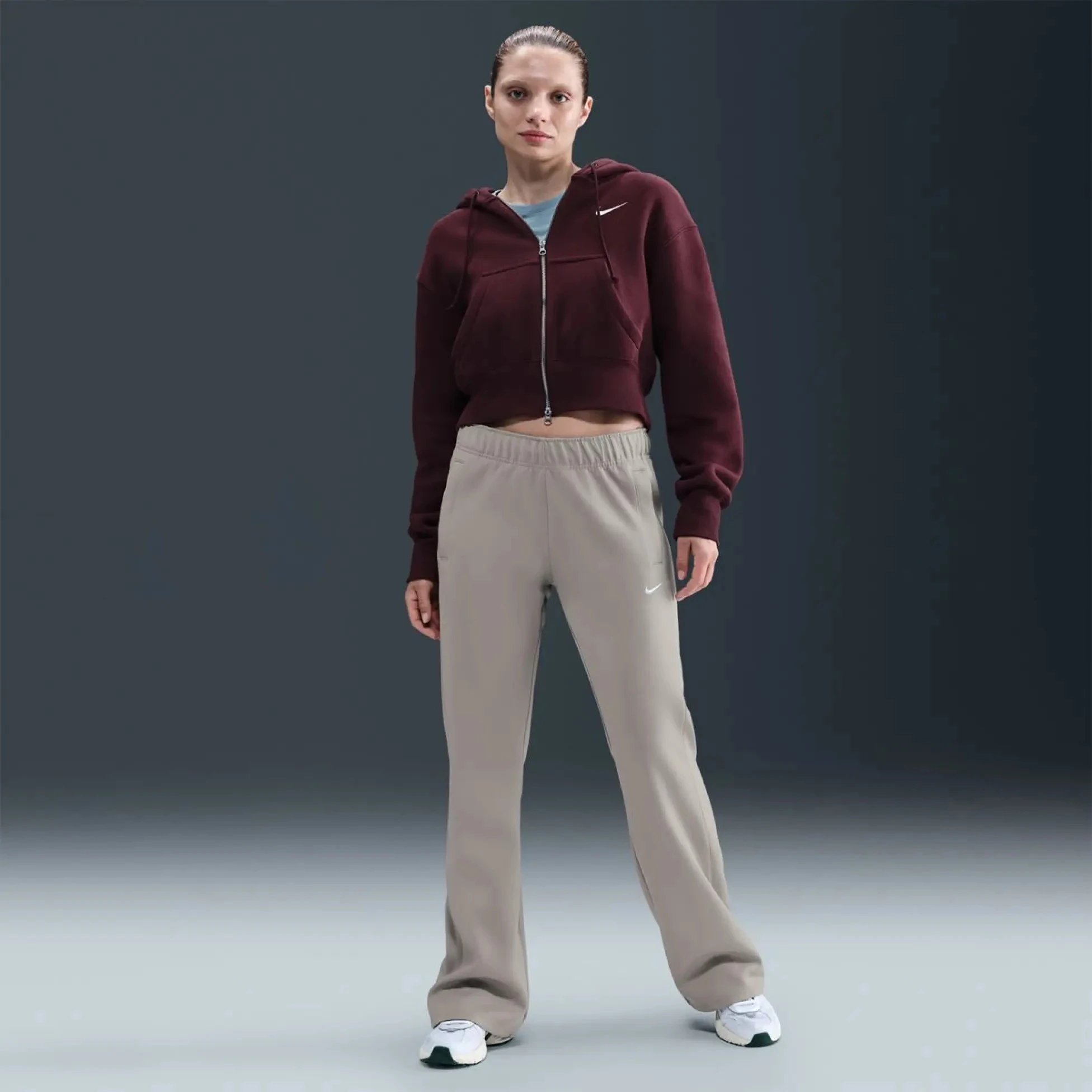 Штани жіночі NIKE W NSW NK WR MR POLY KNIT PNT HJ1016-009, M — фото 8
