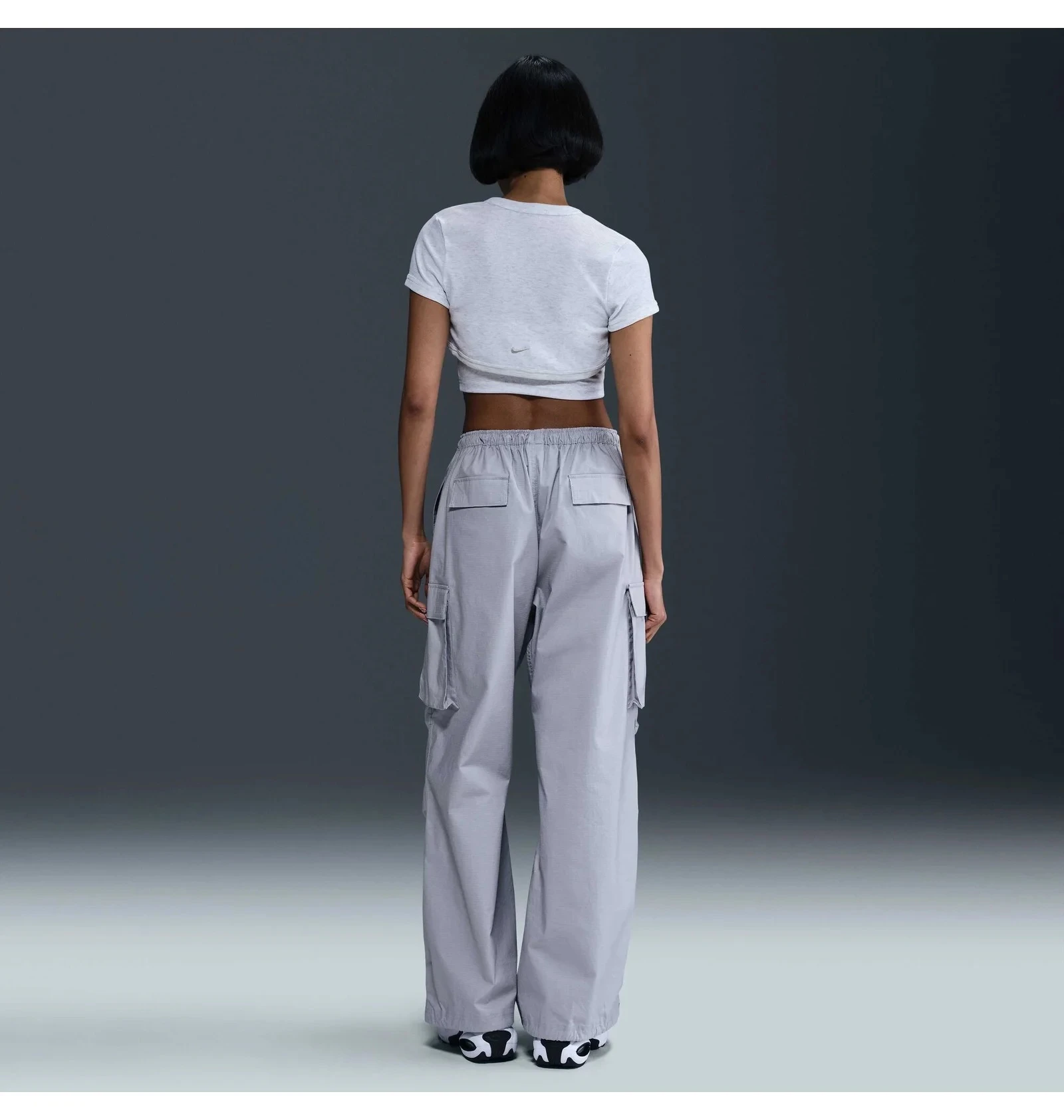 Жіноча футболка NIKE W NSW NK CHLL KNT MRIB 2N1 CRP HJ1299-051, L — фото 3