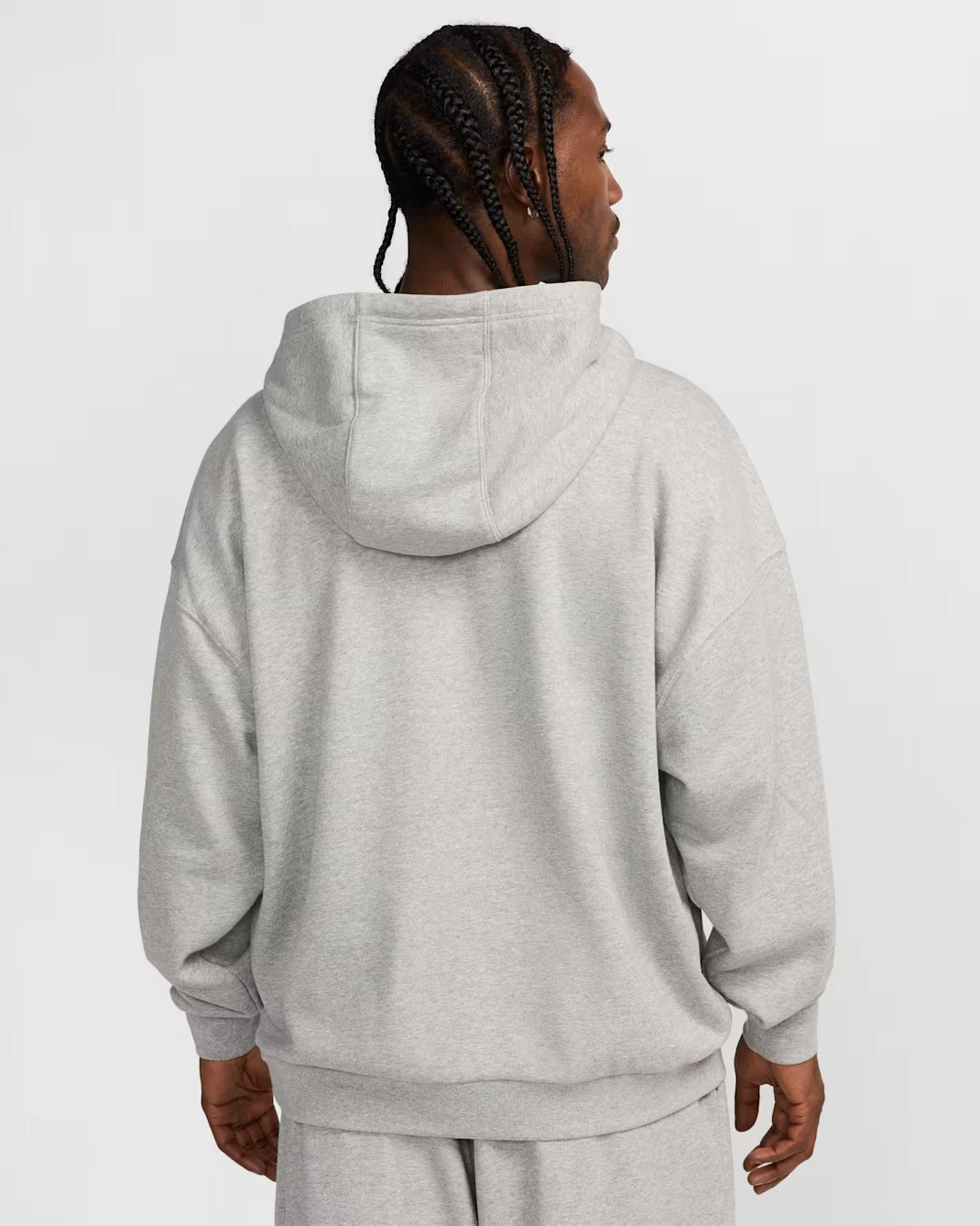 Кофта чоловіча Nike Club Fleece Hoodie French-Terry Grey (HJ1816-063) — фото 3
