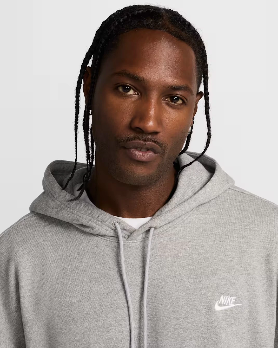 Кофта чоловіча Nike Club Fleece Hoodie French-Terry Grey (HJ1816-063) — фото 4