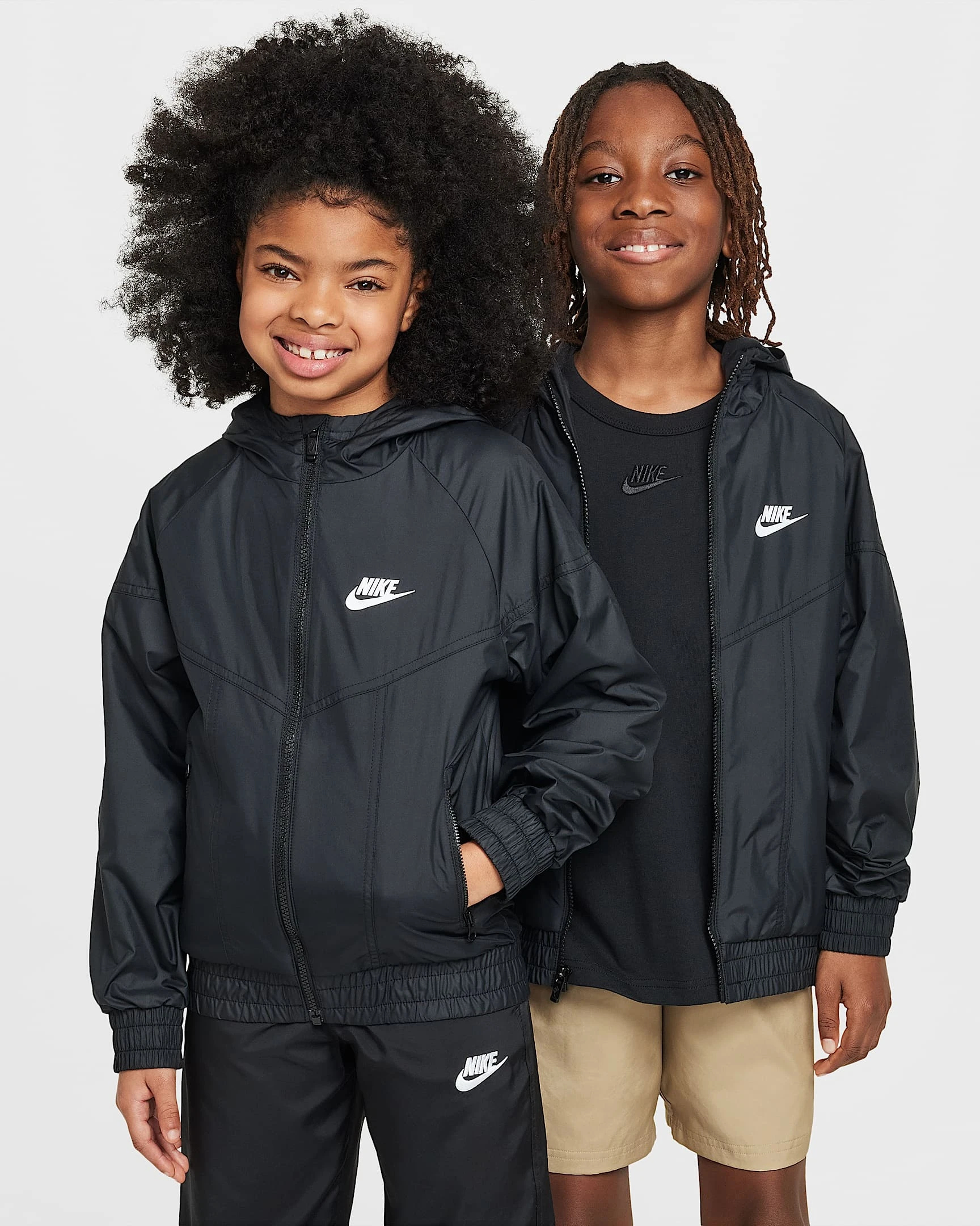 Вітровка дитяча Nike Sportswear Windrunner Black (HJ2534-010) — фото 1