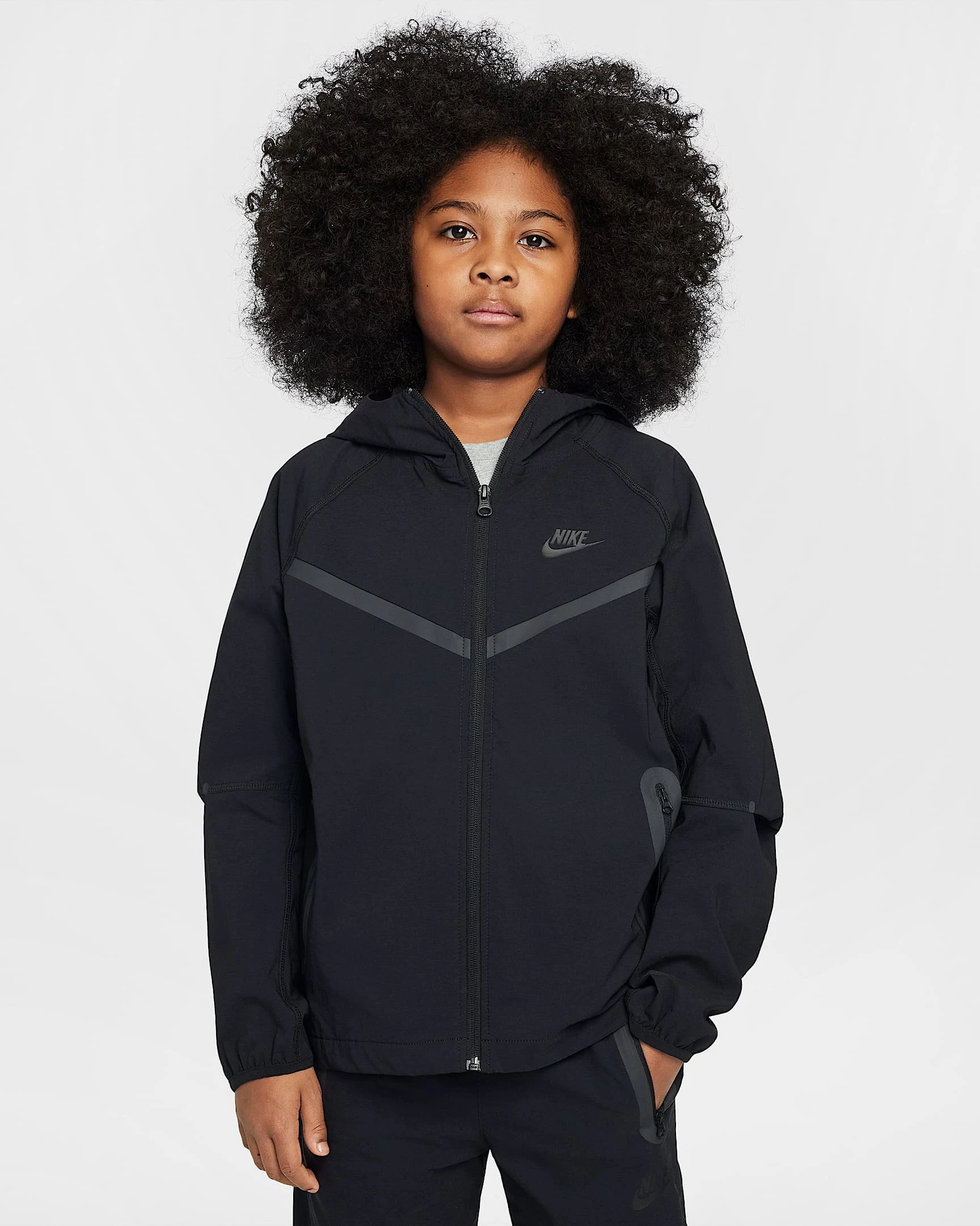Светр дитячий Nike Sportswear Tech Fleece Black (HQ8911-010) — фото 1