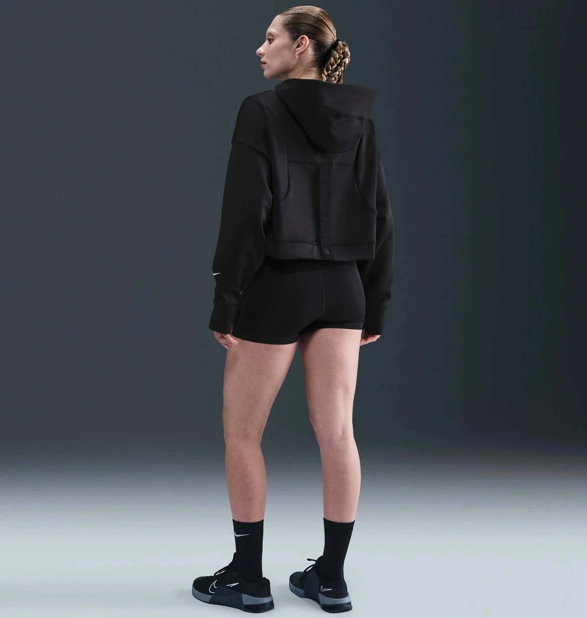 Толстовка жіноча NIKE W NP TF FLC HOODIE GG GRX HV3600-010, M — фото 5