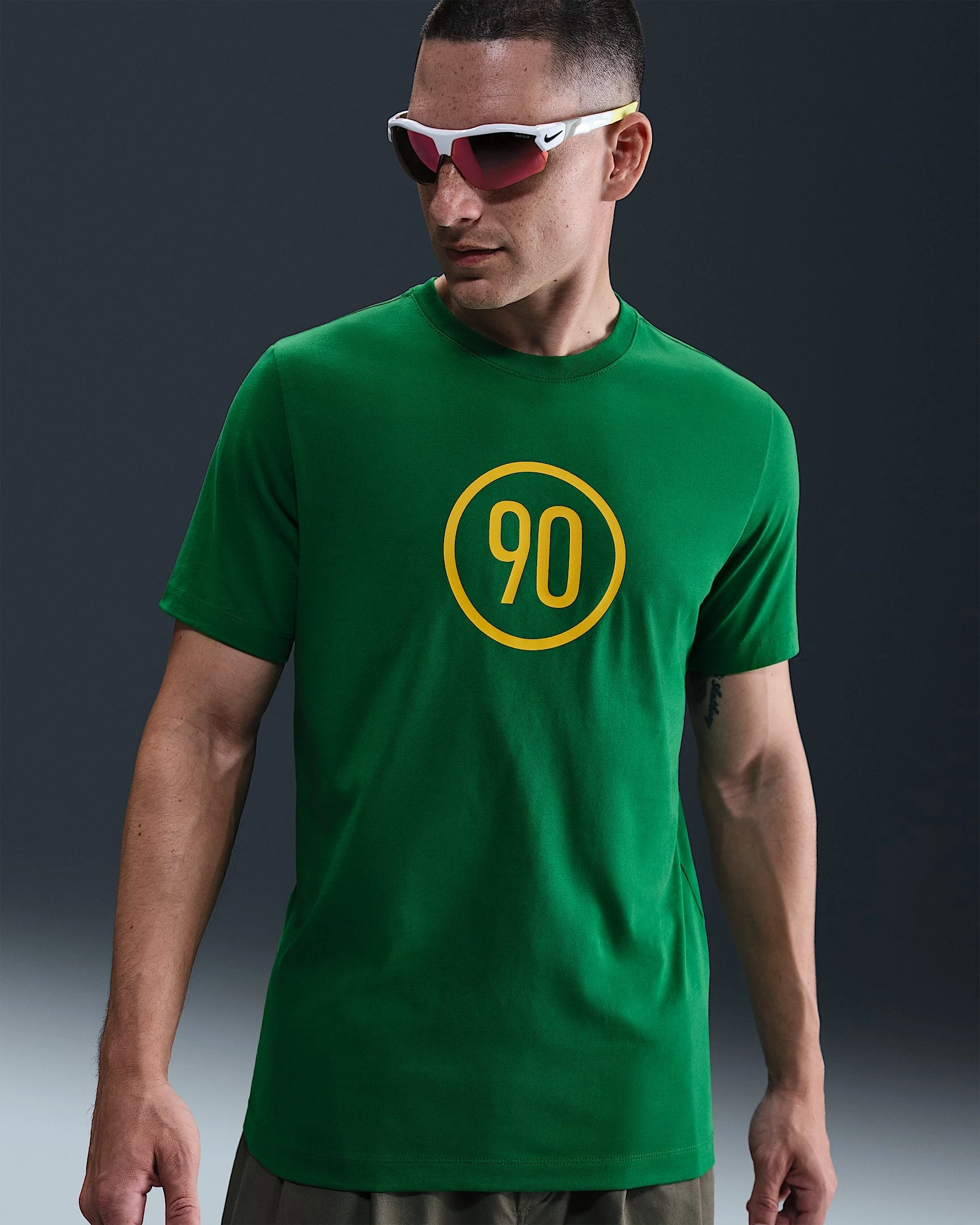 Футболка чоловіча Nike Total 90 Tee Green (IB6032-302) — фото 1