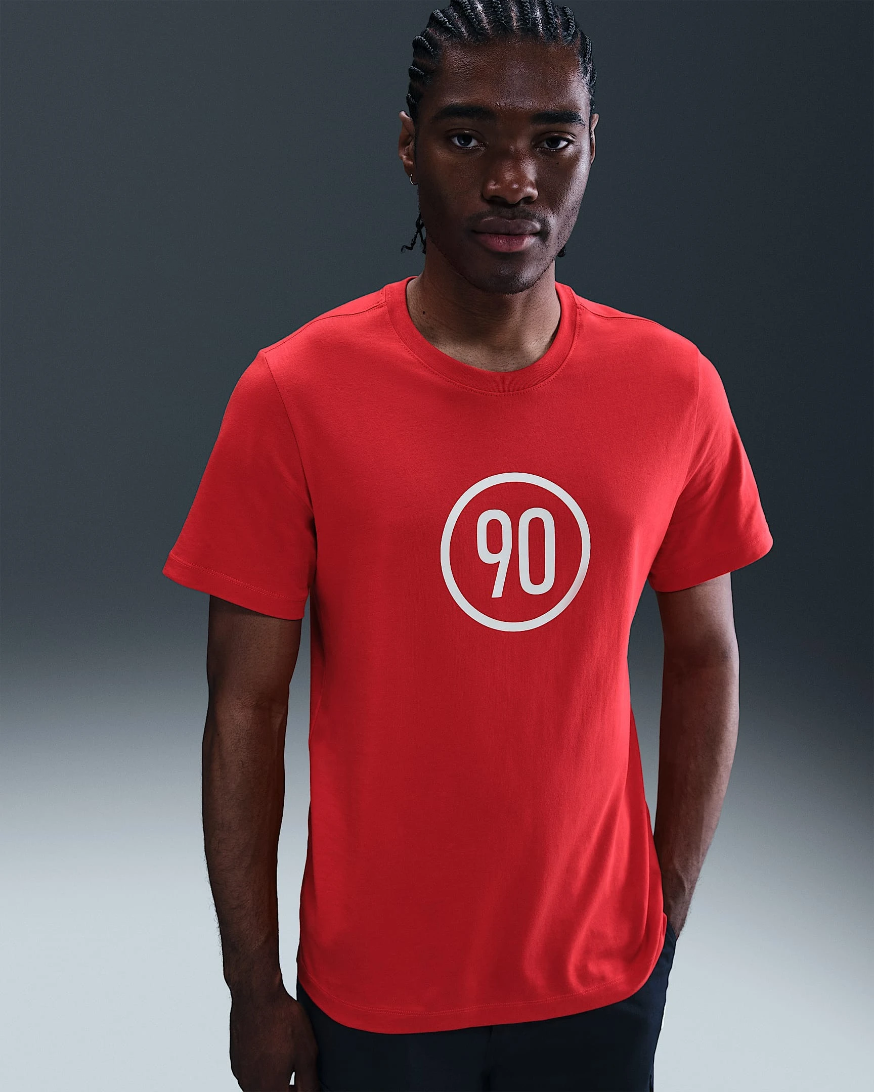 Футболка чоловіча Nike Total 90 Tee Red (IB6032-657) — фото 1