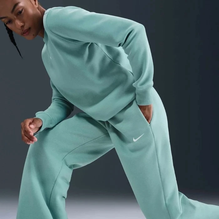 Штани жіночі NIKE W NSW PHNX FLC HR PANT WIDE 2 IH1011-017, M — фото 5