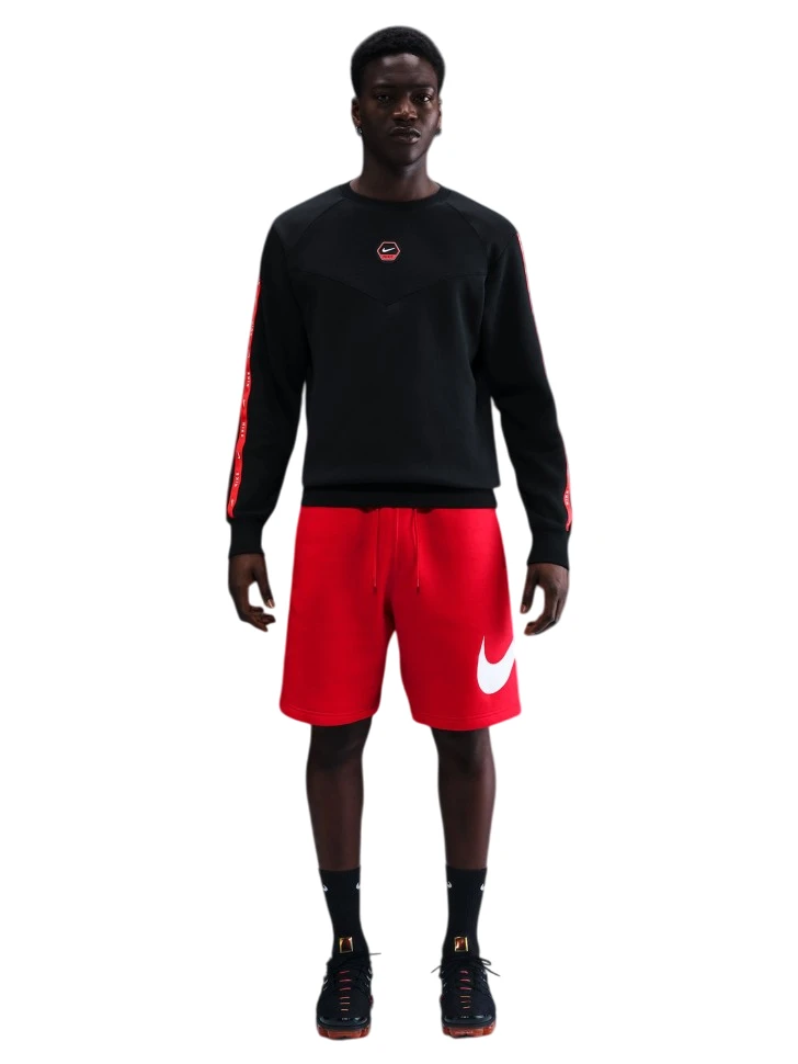 Кофта чоловіча Nike Nsw Cs Crew Flc Bb Black (IH4286-010) — фото 3