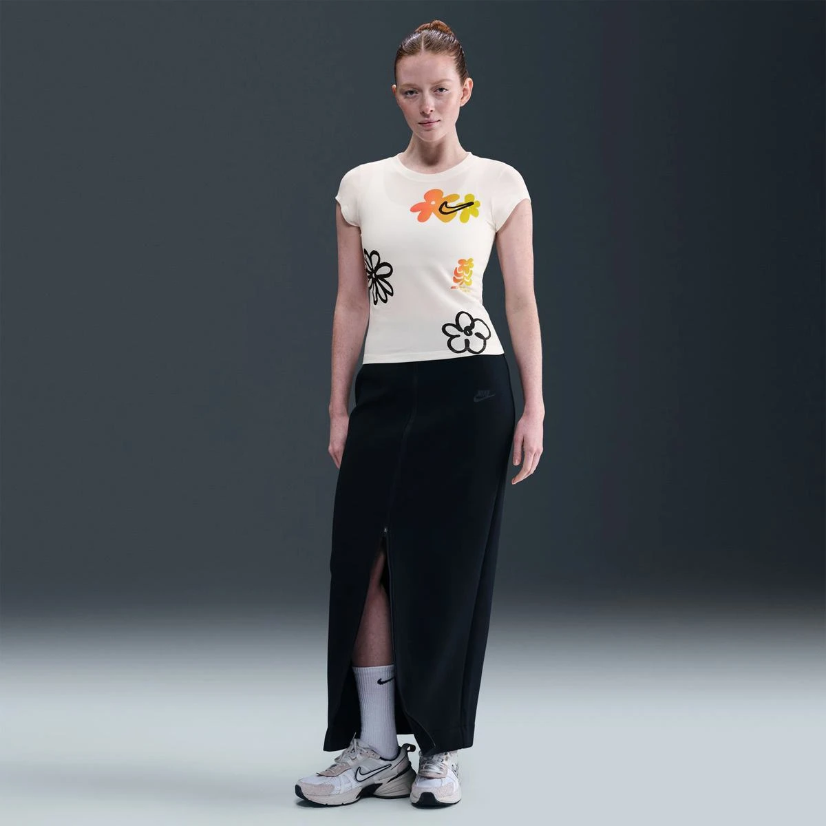 Футболка жіноча NIKE W NSW SS TEE BABY GRX SPD IH8476-100, L — фото 2