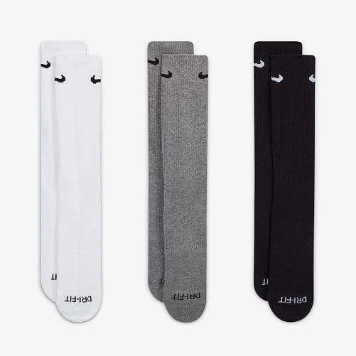 Шкарпетки Nike U NK EVERYDAY PLUS CUSH CREW 3 пари — фото 1