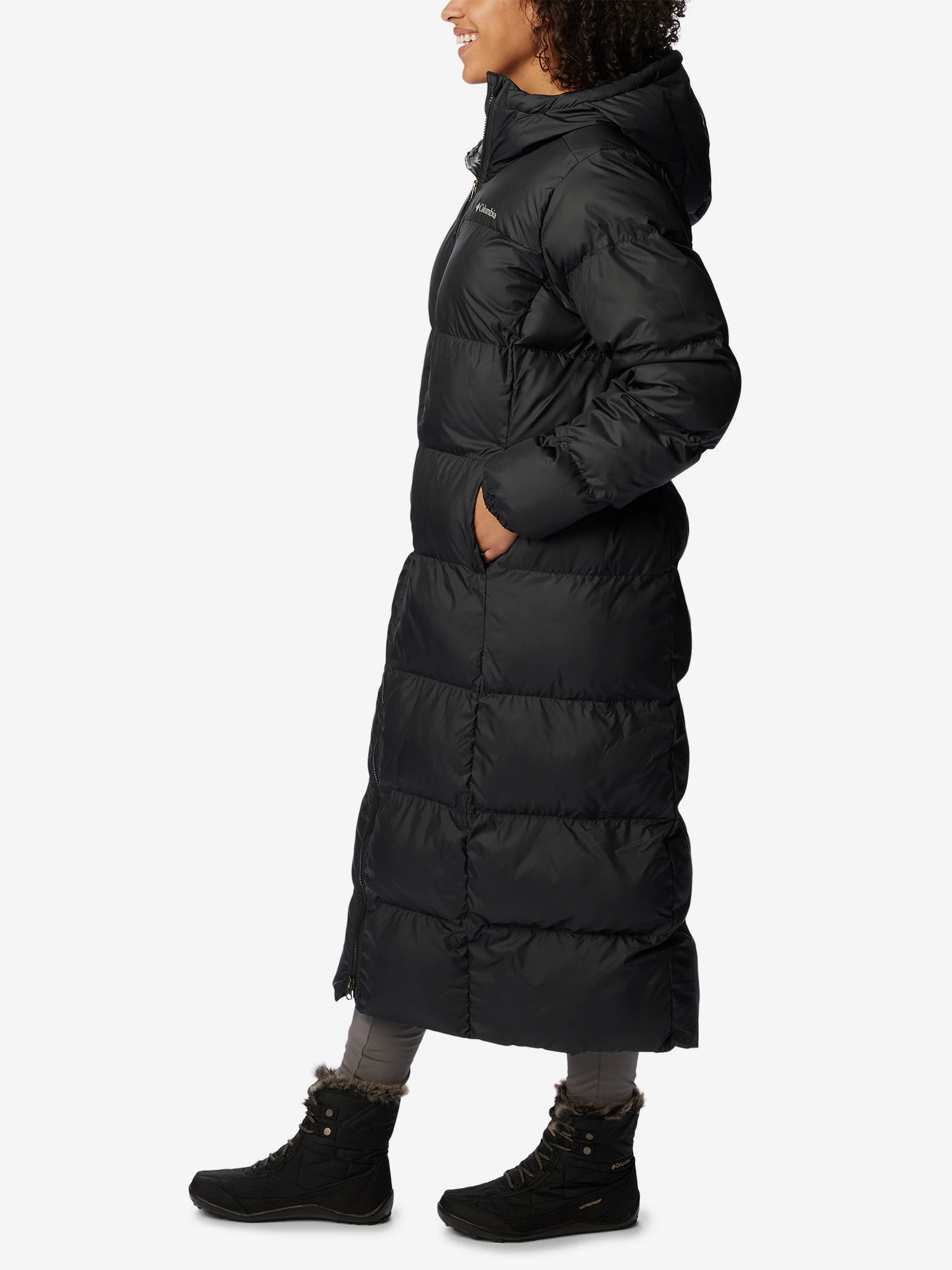 Куртка жіноча Columbia Puffect Long Jacket Black (WL4214-010) — фото 4