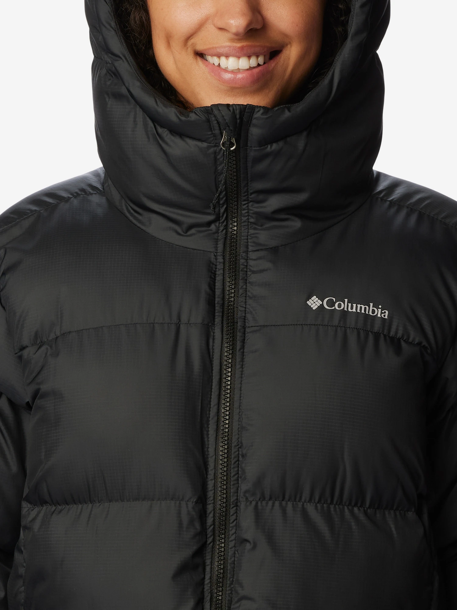 Куртка жіноча Columbia Puffect Long Jacket Black (WL4214-010) — фото 7