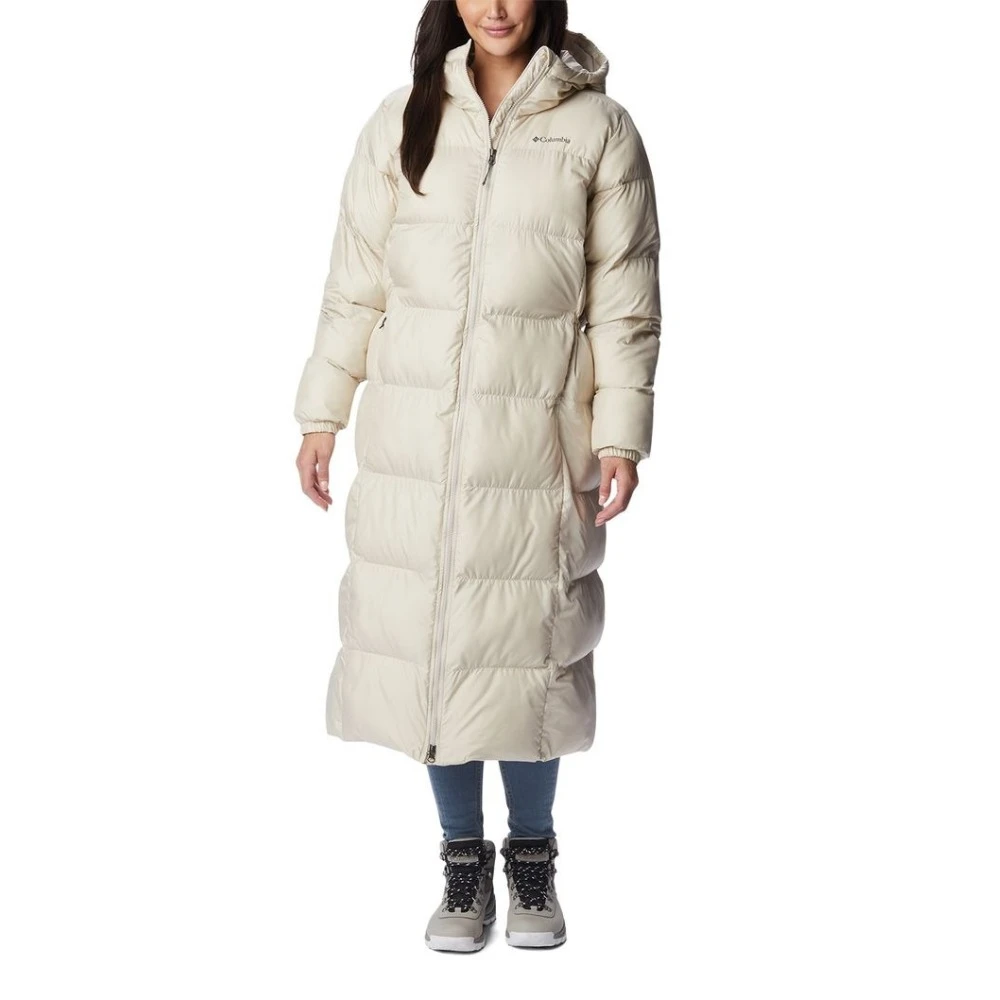 Куртка жіноча Columbia Puffect Long Jacket Beige (WL4214-278) — фото 1