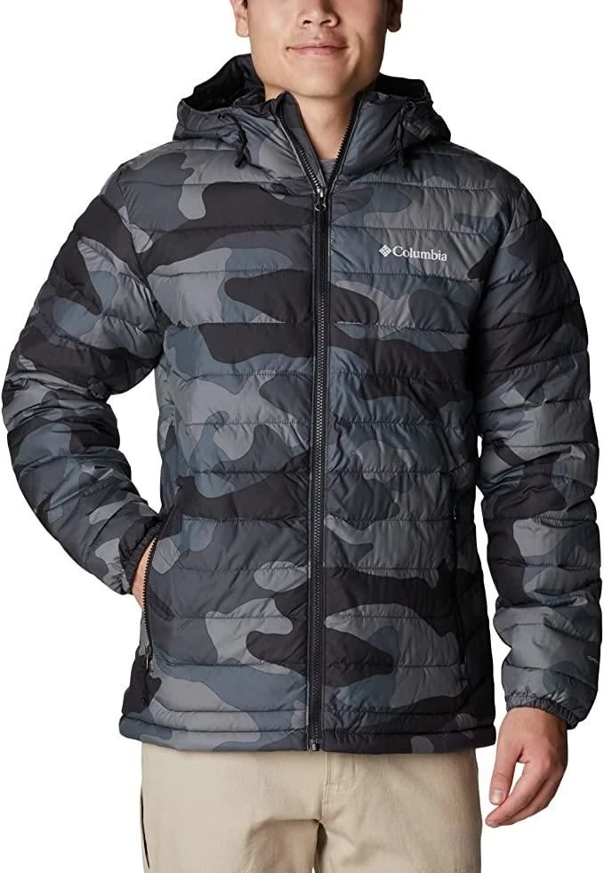 Куртка чоловіча Columbia Powder Lite Hooded Jacket Omni-Heat Grey (WO1151-009) — фото 1
