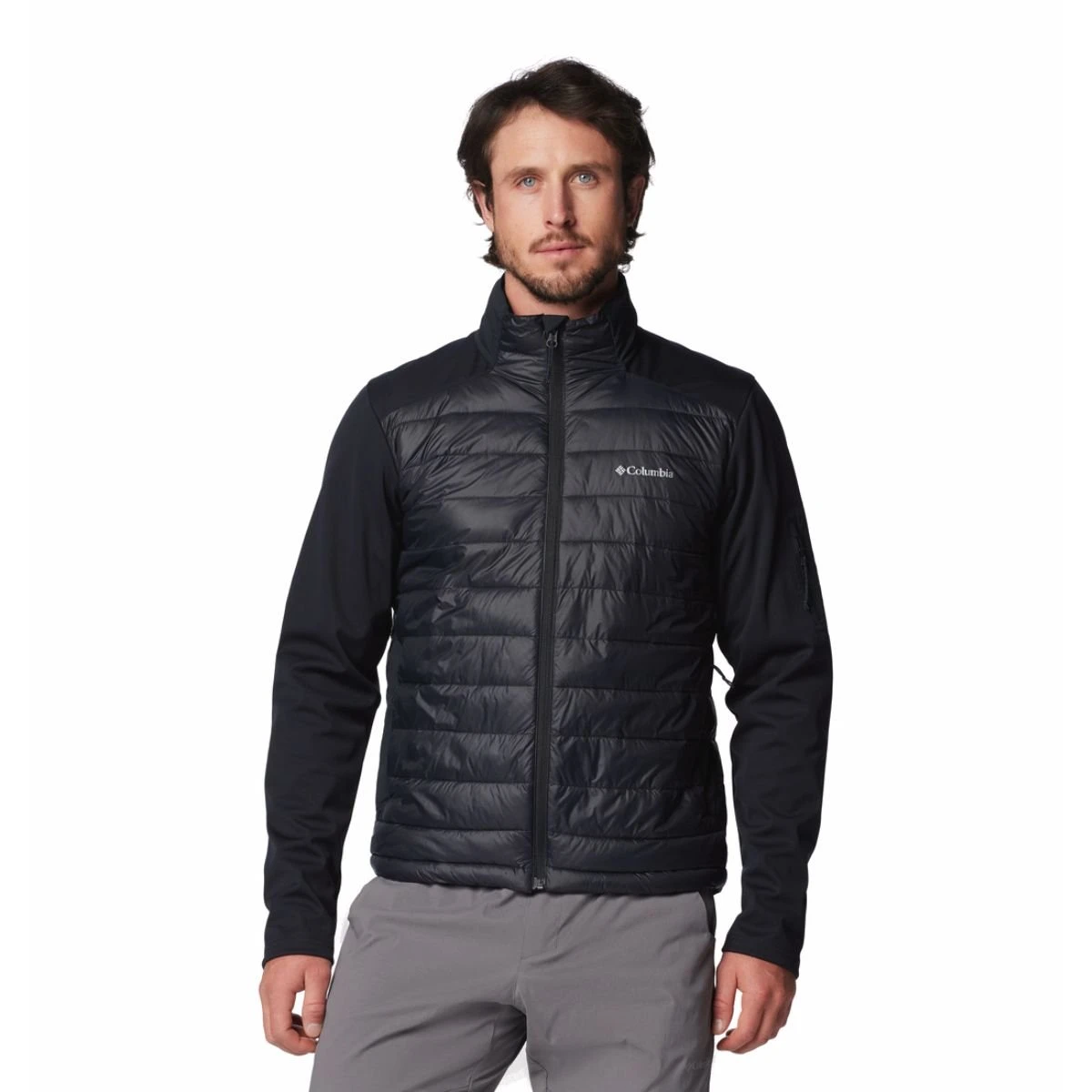 Куртка чоловіча Columbia Tech Hybrid Softshell Black (WX7913-010) — фото 1