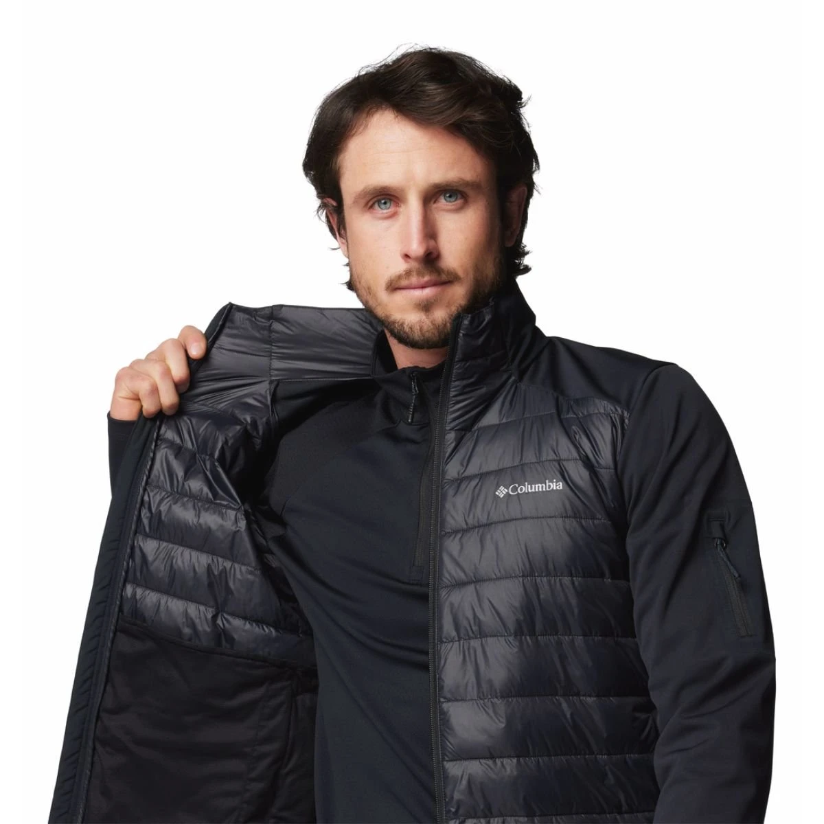 Куртка чоловіча Columbia Tech Hybrid Softshell Black (WX7913-010) — фото 4
