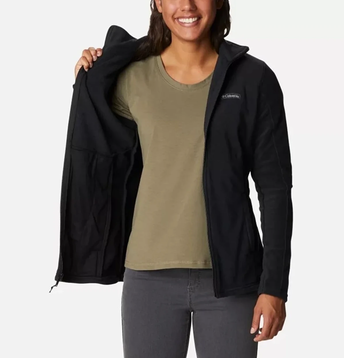 Кофта жіночі Columbia Basin Trail Iii Full Zip Fleece Black (XK0841-010) — фото 4