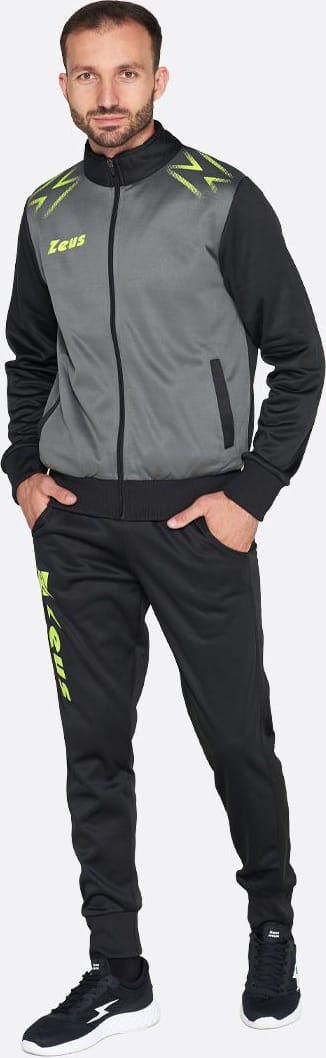 Спортивний костюм чоловічий Zeus Tuta Easy Black/Grey (Z01587) — фото 1
