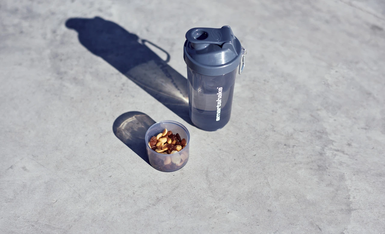 Шейкер спортивний SmartShake Slim 500ml Gray — фото 4
