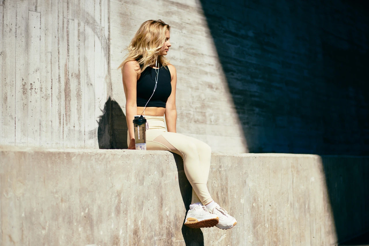 Шейкер спортивний SmartShake Slim 500ml Gray — фото 8