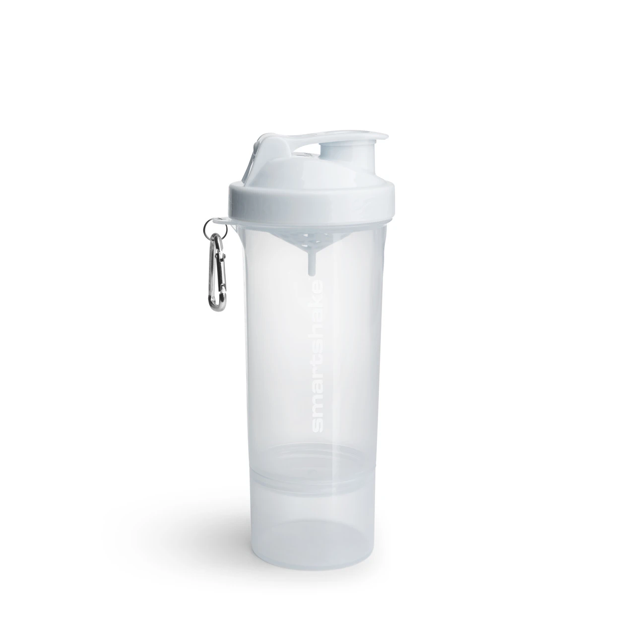 Шейкер спортивний SmartShake Slim 500ml Pure White — фото 2