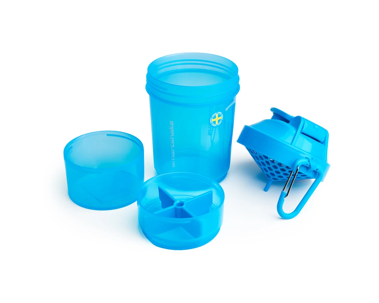 Шейкер спортивний SmartShake Original2GO 600ml Neon Blue — фото 2