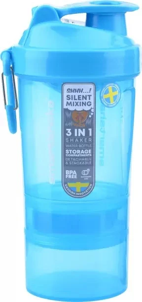Шейкер спортивний SmartShake Original2GO 600ml Neon Blue — фото 3