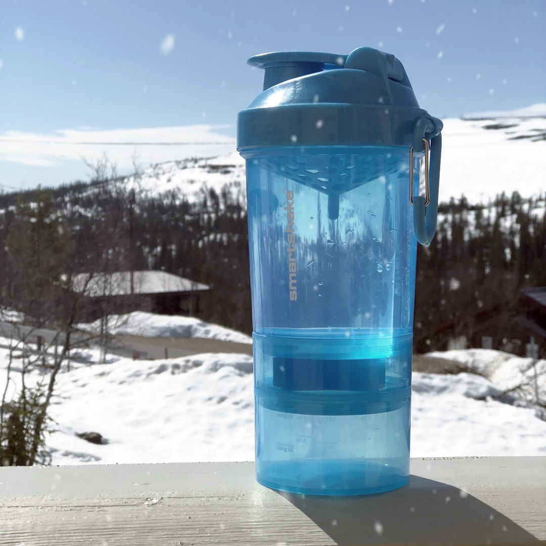 Шейкер спортивний SmartShake Original2GO 600ml Neon Blue — фото 9