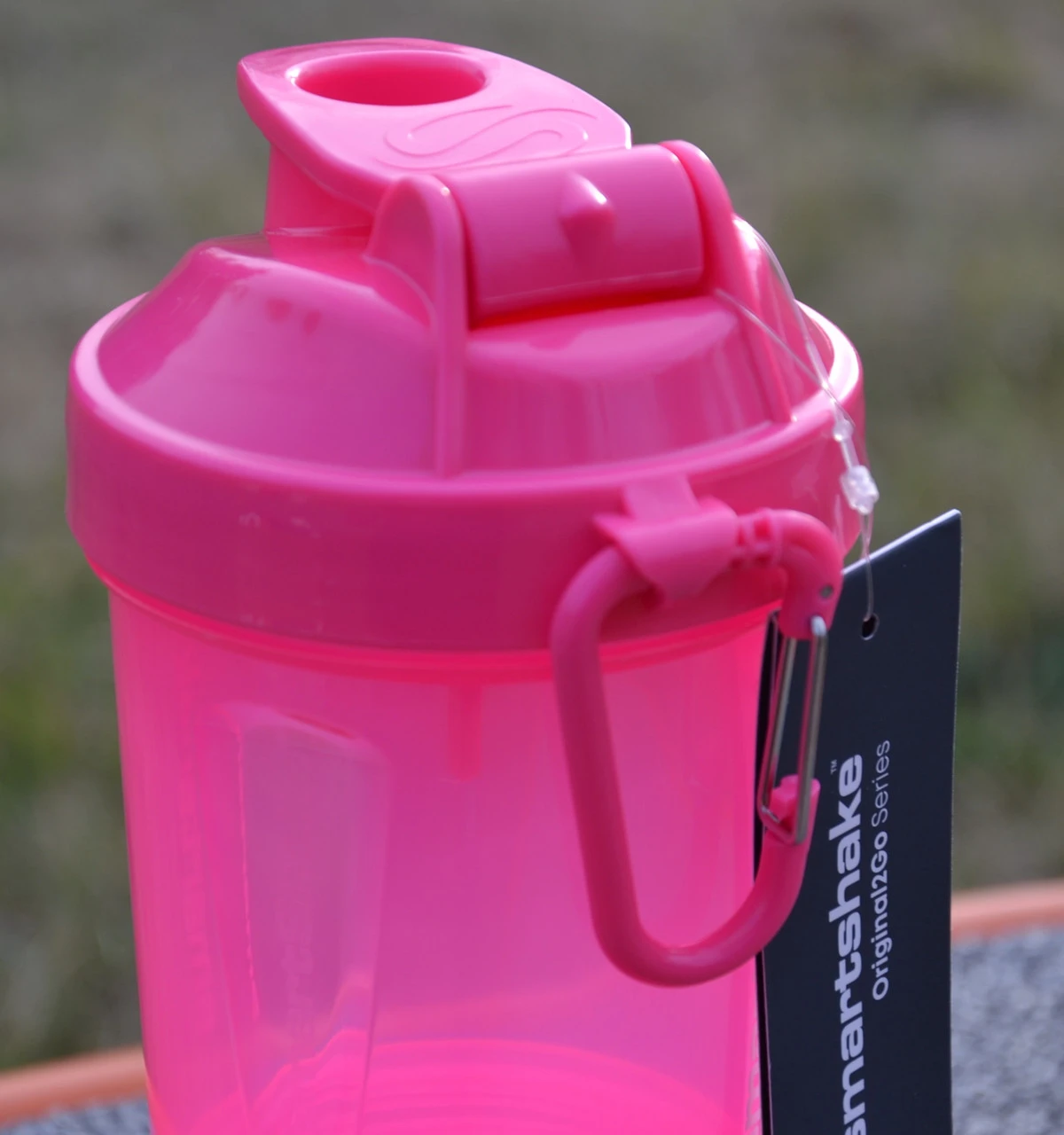 Шейкер спортивний SmartShake Original2GO 600ml Neon Pink — фото 6
