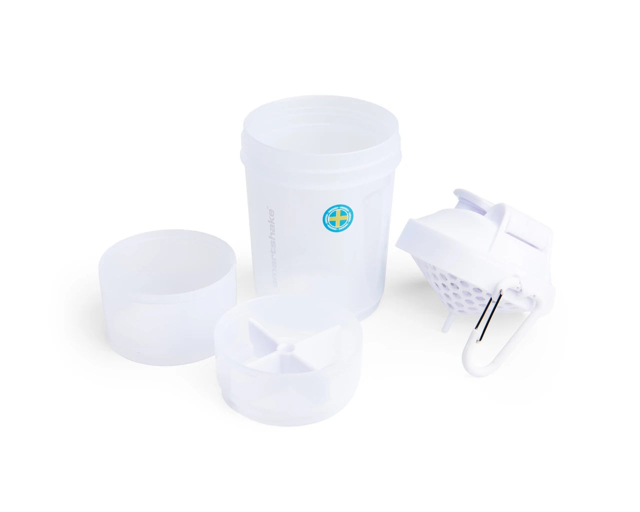 Шейкер спортивний SmartShake Original2GO 600ml Pure White — фото 2