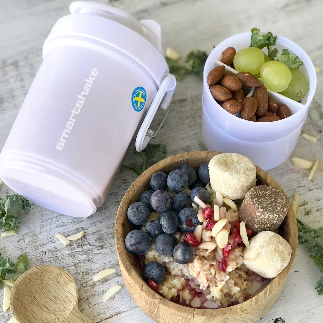 Шейкер спортивний SmartShake Original2GO 600ml Pure White — фото 7