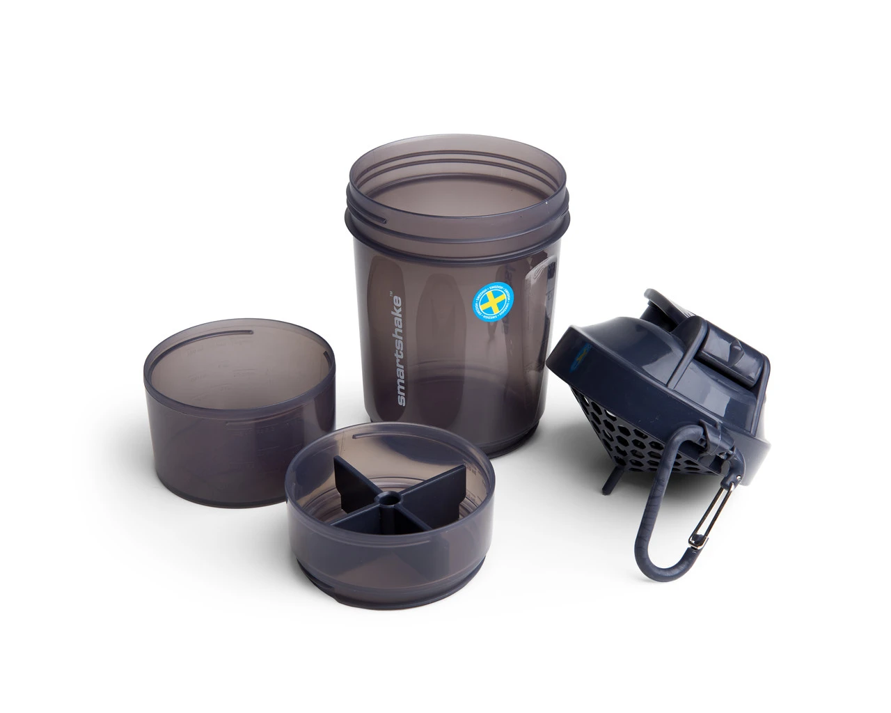 Шейкер спортивний SmartShake Original2GO 600ml Dark Gray — фото 2