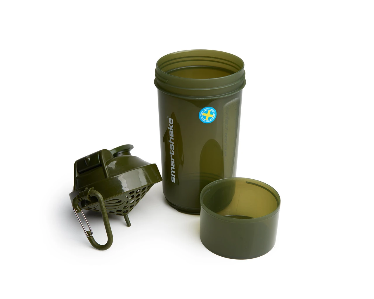 Шейкер спортивний SmartShake Original2GO One 800ml Army Green — фото 2