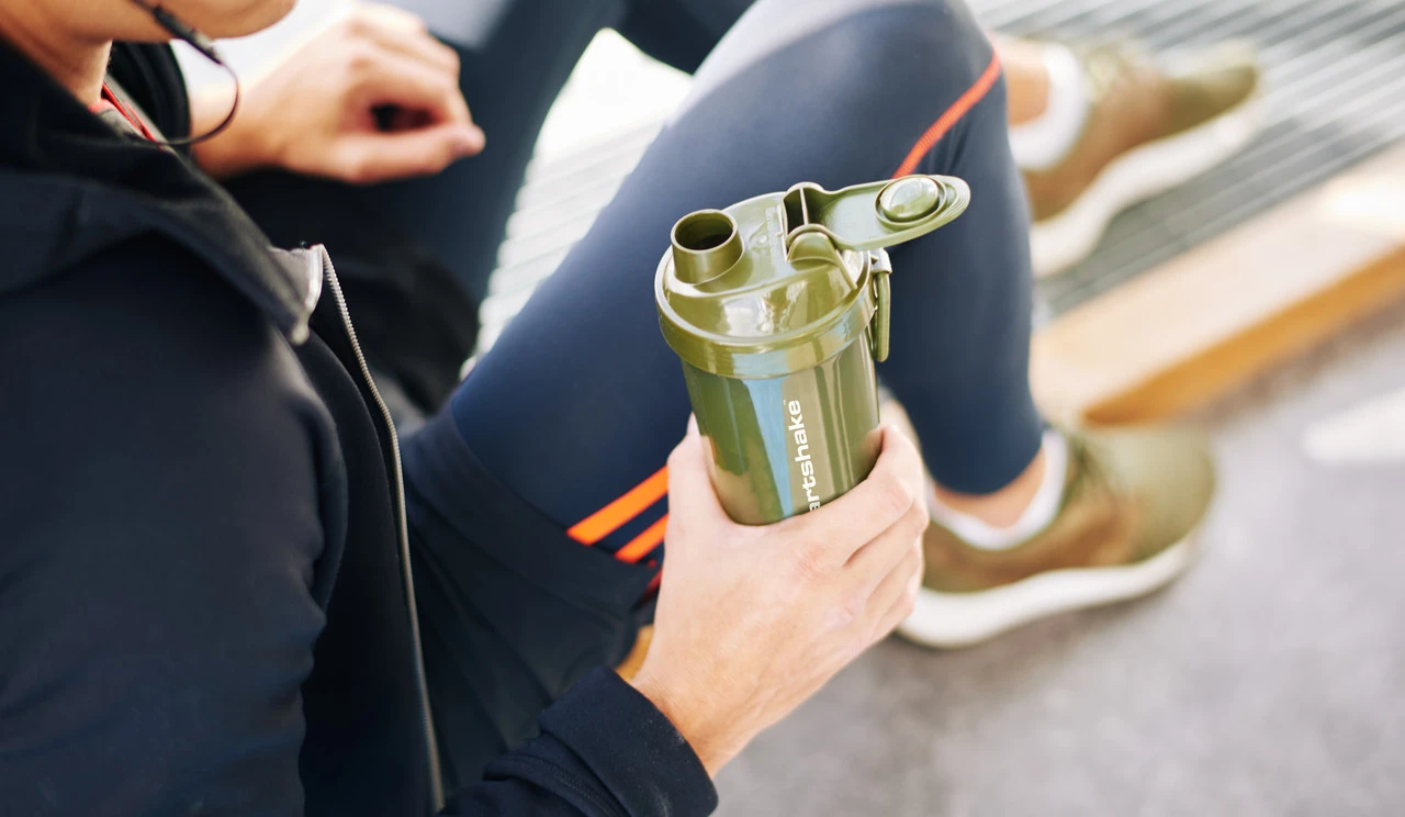 Шейкер спортивний SmartShake Original2GO One 800ml Army Green — фото 4