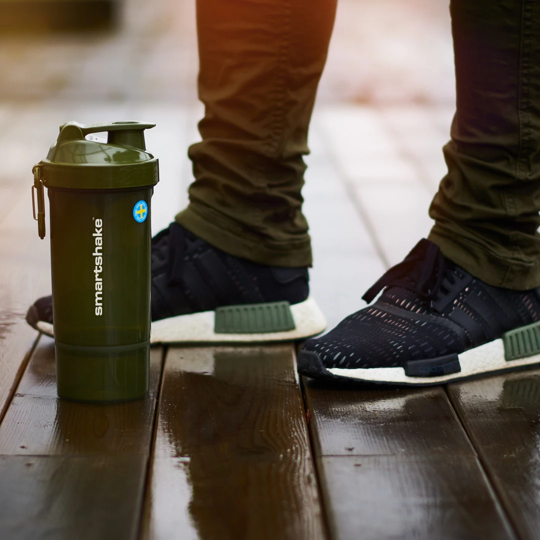 Шейкер спортивний SmartShake Original2GO One 800ml Army Green — фото 7